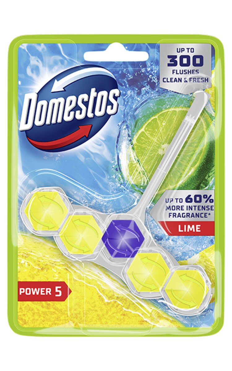 DOMESTOS DOMESTOS Power5 Lime tualetes bloks, 50g