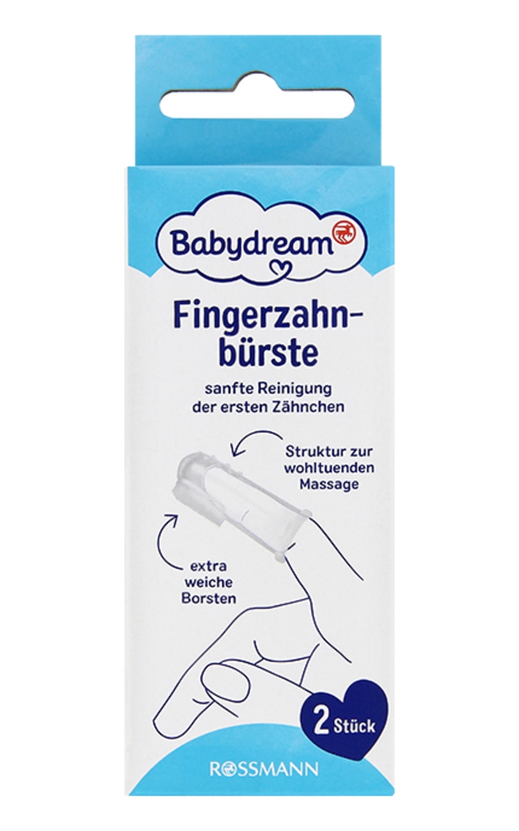 BABY DREAM BABYDREAM Pirkstiņbirste zīdaiņiem, 2gab.