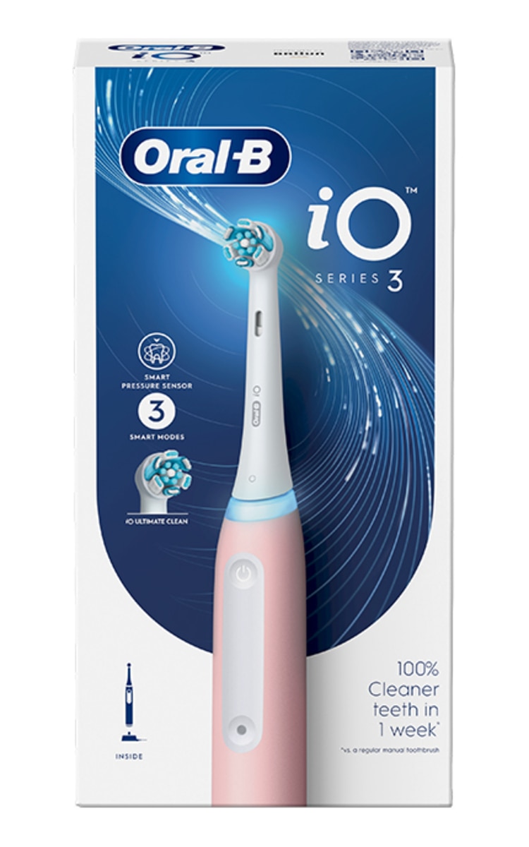 ORAL B ORAL-B iO Series 3 Blush Pink elektriskā zobu birste 1 gab.