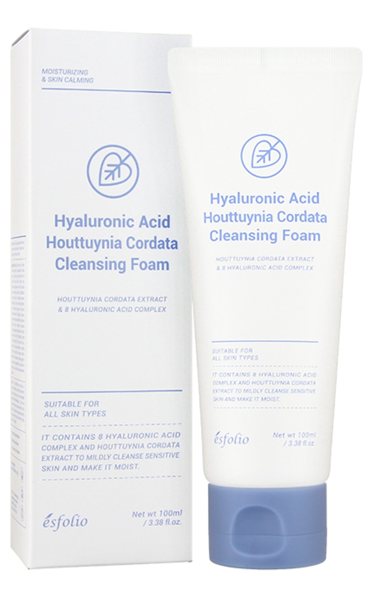 ESFOLIO ESFOLIO Hyaluronic Acid Cleansing Foam putas sejas attīrīšanai, 100ml