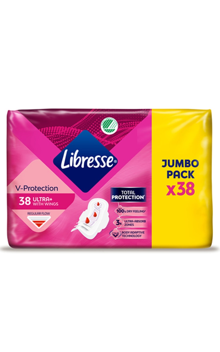 LIBRESSE LIBRESSE V-Protection Ultra+ higiēniskās paketes, 38gab. 38 gab.