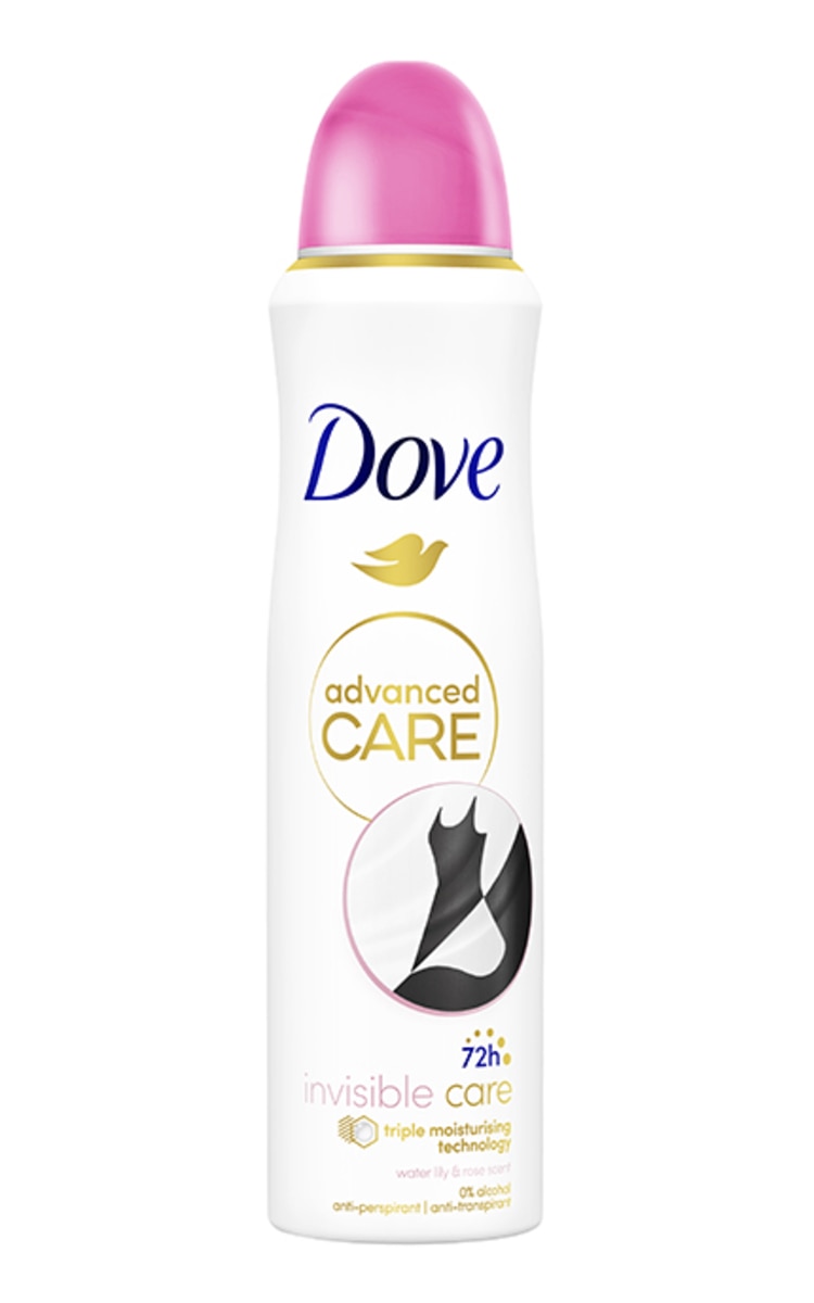 DOVE DOVE Advanced Care Invisible Water Lily&Rose izsmidzināms antiperspirants, 150ml 150 ml