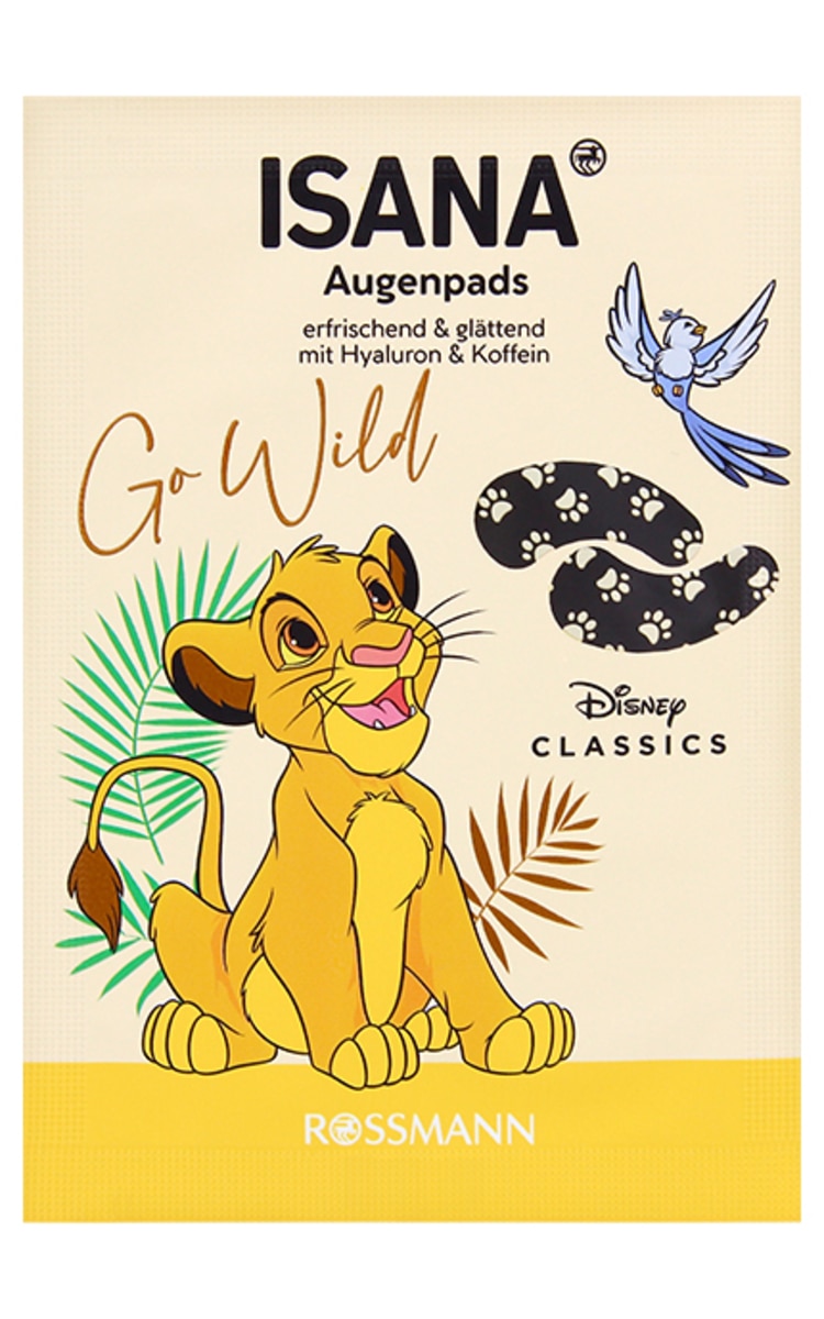 ISANA ISANA Disney Go Wild маска для глаз, 1пара