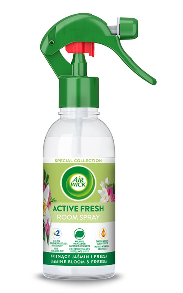 AIR WICK AIR WICK Fresh Room Spray Jasmine Bloom & Freesia gaisa atsvaidzinātājs, 237ml 237 ml