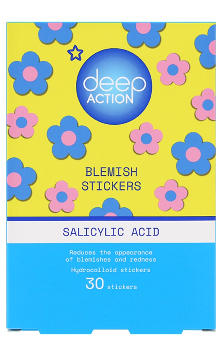 SUPERDRUG SUPERDRUG Deep Action гидроколлоидные пластыри от прыщей с салициловой кислотой, 30шт.