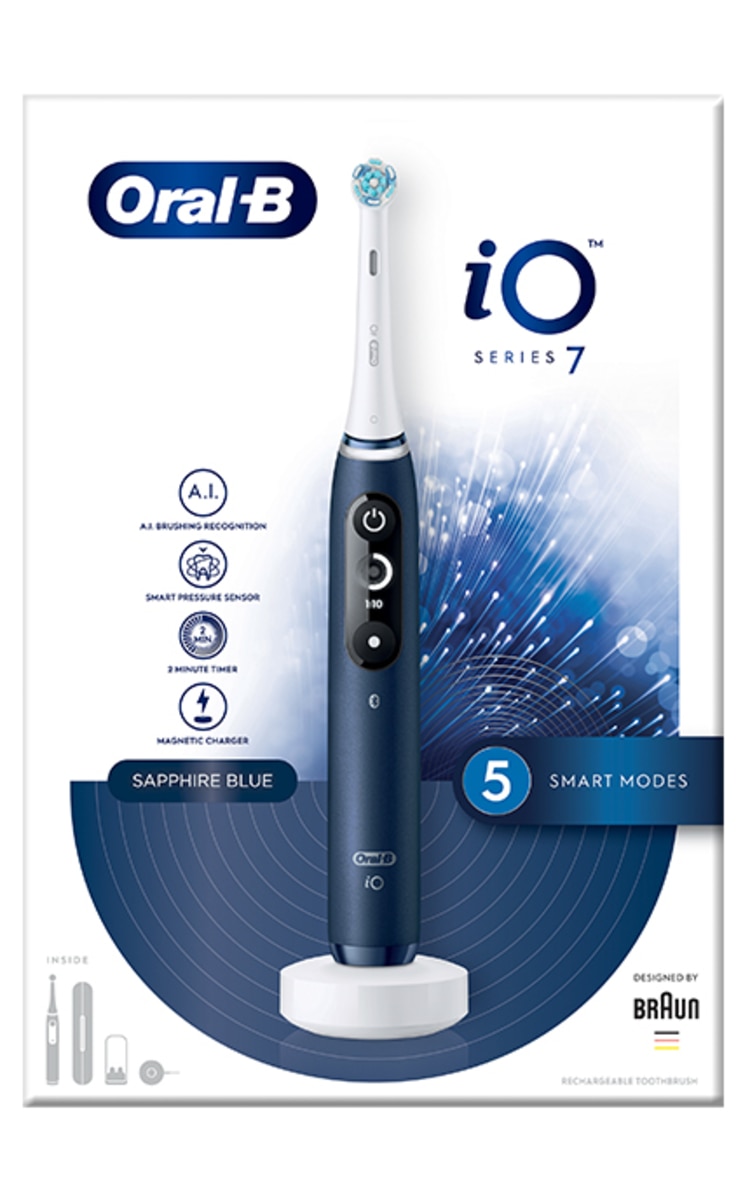 ORAL B ORAL-B iO Series 7 Sapphire Blue elektriskā zobu birste 1 gab.