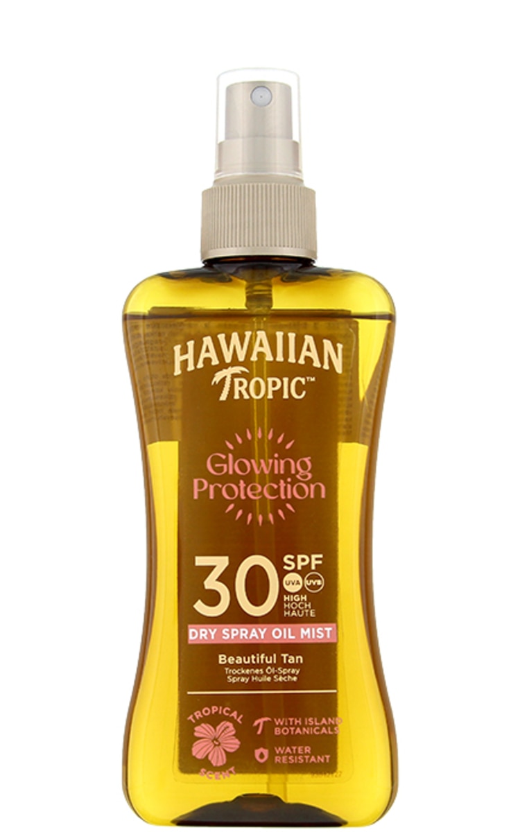 HAWAIIAN TROPIC Glowing Protection Mist SPF30 sauļošanās eļļa, 200ml