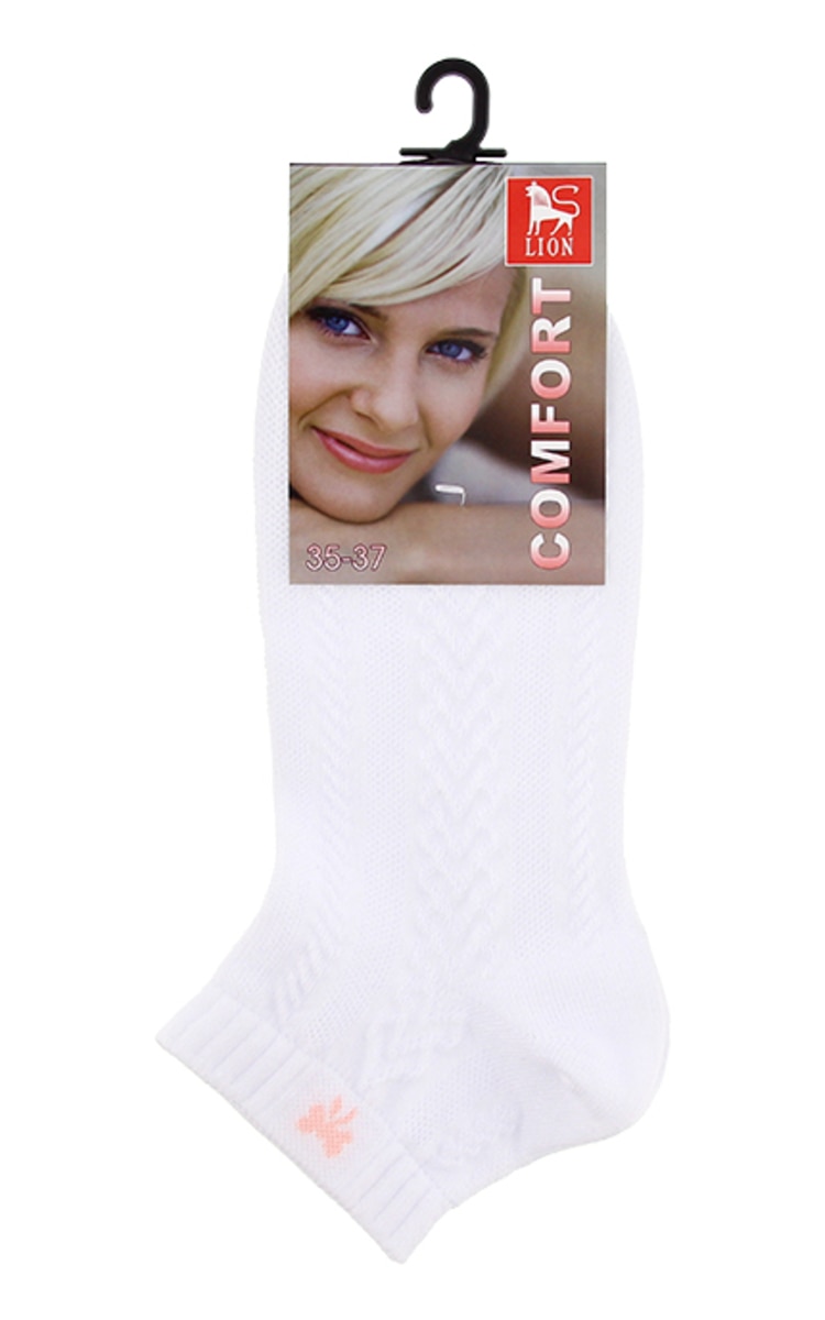 LION LION Женские носки 1140, 35-37, White 35-37