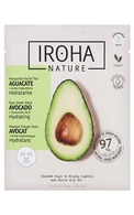  IROHA NATURE undefined IROHA NATURE Mitrinoša auduma sejas maska ar avokado ekstraktu un hialuronskābi, 20g  