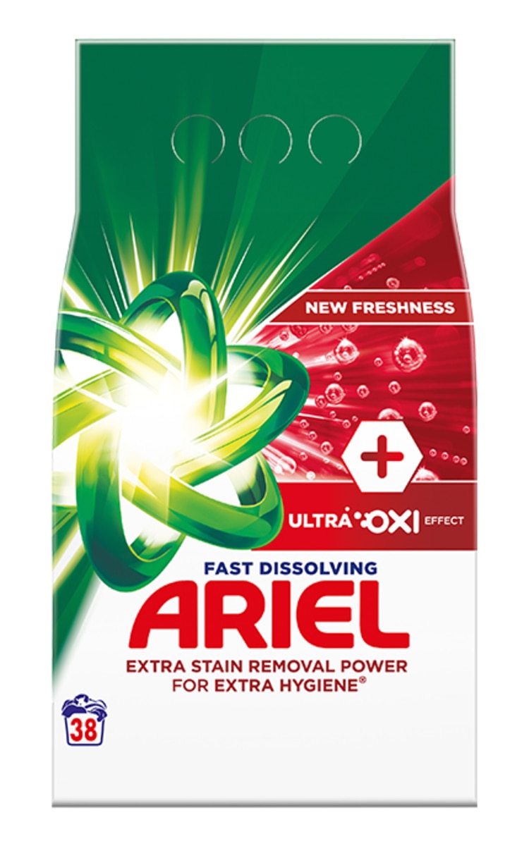 ARIEL ARIEL Fast Dissolving Ultra OXI effect veļas pulveris, 2090g 2090 g