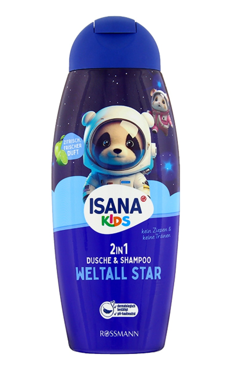 ISANA KIDS ISANA KIDS Weltall Star 2in1 dušas želeja-šampūns bērniem, 300ml