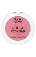 RIVAL LOVES ME Rouge Powder пудровые румяна, 04 Rosy Kiss, 5г