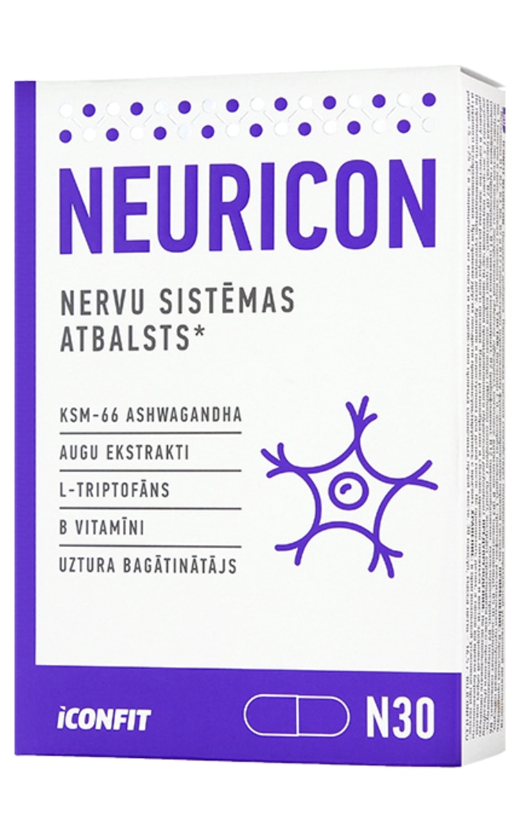 ICONFIT ICONFIT Neuricon uztura bagātinātājs, N30, 30 kapsulas