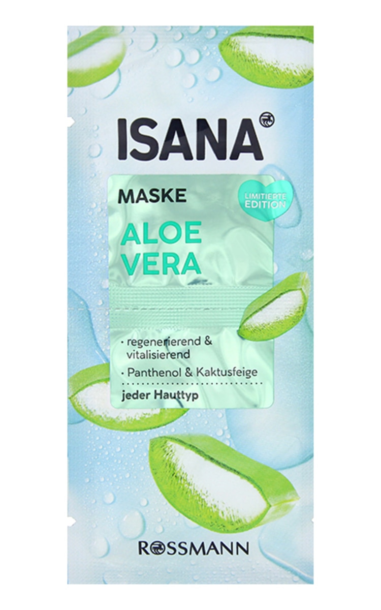 ISANA ISANA Aloe Vera sejas maska, 2x8ml 16 ml