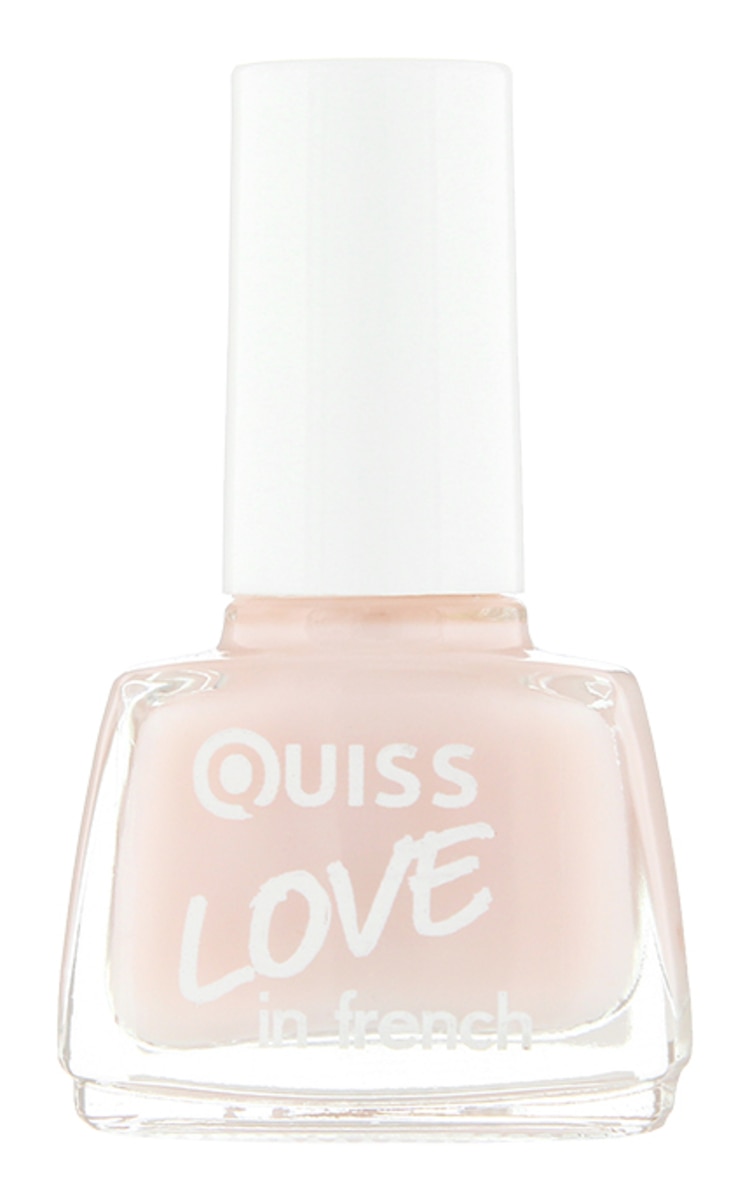QUISS QUISS Love in French лак для ногтей, 02, 6мл