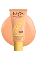NYX PROFESSIONAL MAKEUP Buttermelt Glaze Soft Glow Skin Tint SPF/FPS 30 tonālais fluīds, 01 Whipped Butta, 30ml