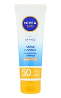 NIVEA SUN UV Face Shine Control SPF50+ матирующий солнцезащитный крем для лица с легким оттенком, 50мл