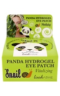 LOOK AT ME Panda Hydrogel Snail maska ādai pa acīm, 30 pāri