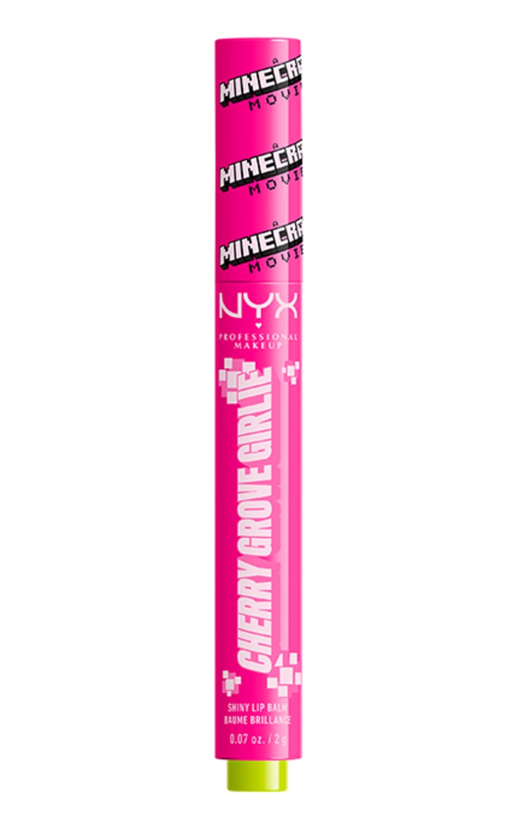 NYX PROFESSIONAL MAKEUP NYX PROFESSIONAL MAKEUP A Minecraft Movie Fat Oil Slick Click бальзам для губ, Cherry Grove Girlie, 1шт. Cherry Grove Girlie