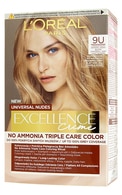 EXCELLENCE Nudes cтойкая краска для волос 8U, Universal Very Light Blonde