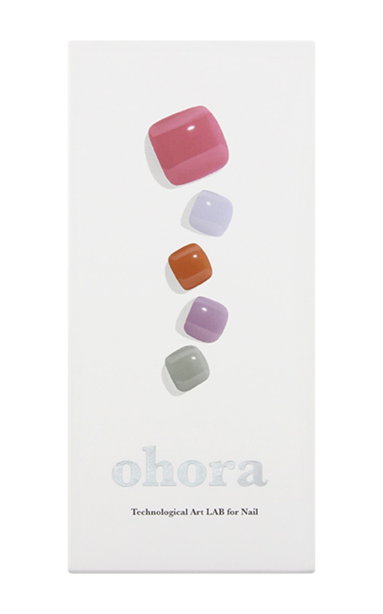 OHORA OHORA Semi Cured Gel Pedicure Strips (P Bubbly) набор гелевых наклеек для педикюра, 32 наклеек