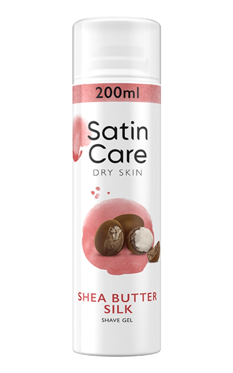 GILLETTE GILLETTE Satin Care Dry Skin skūšanās želeja sievietēm, 200ml 200 ml