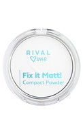 RIVAL LOVES ME Fix it Matt! kompaktais pūderis, 9g