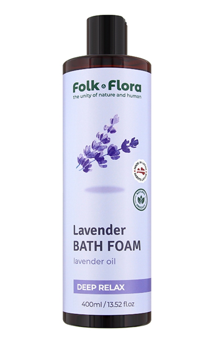 FOLK&FLORA FOLK&FLORA Vannas putas Lavender, Deep Relax, 400ml