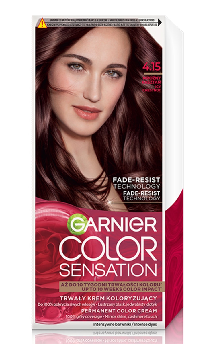 GARNIER SENSATION GARNIER COLOR SENSATION Краска для волос, 4.15 Icy Chestnut 1 шт