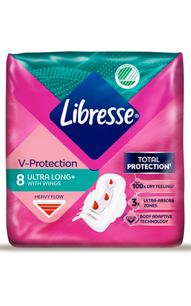 LIBRESSE LIBRESSE Invisible Super higiēniskās paketes, 8gab. 8 gab.