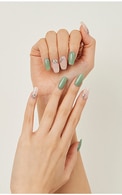 OHORA Semi Cured Gel Nail Strips (N Spring Garden) набор гелевых наклеек для маникюра, 30 наклеек