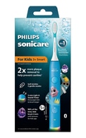  PHILIPS undefined PHILIPS Sonicare KIDS HX6600/12 электрическая зубная щётка, синяя, 2 насадки  
