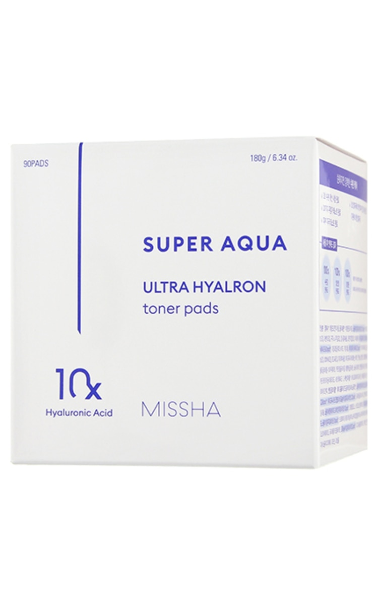 MISSHA MISSHA Super Aqua Ultra Hyalron тонерные подушечки, 180г/90pads