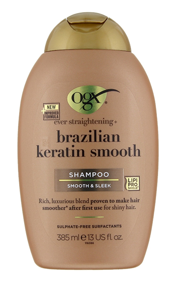 ORGANIX OGX Brazilian Keratin Therapy шампунь для волос, 385мл