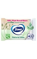  ZEWA undefined ZEWA Natural Aloe влажная туалетная бумага, 42шт.  