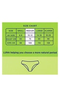 SUPERDRUG Luna menstruālās biksītes, Medium, 1gab.