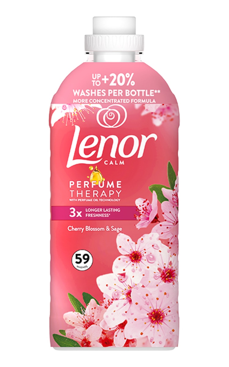 LENOR LENOR Cherry Blossom & Sage veļas mīkstinātājs, 1239ml