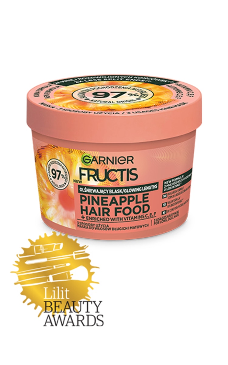 FRUCTIS FRUCTIS Pineapple Hair Food 3in1 maska gariem matiem, 400ml 400 ml