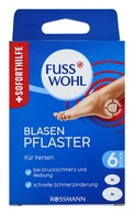  FUSS WOHL undefined FUSS WOHL Plāksteri papēžiem pret tulznām, 6gab.  