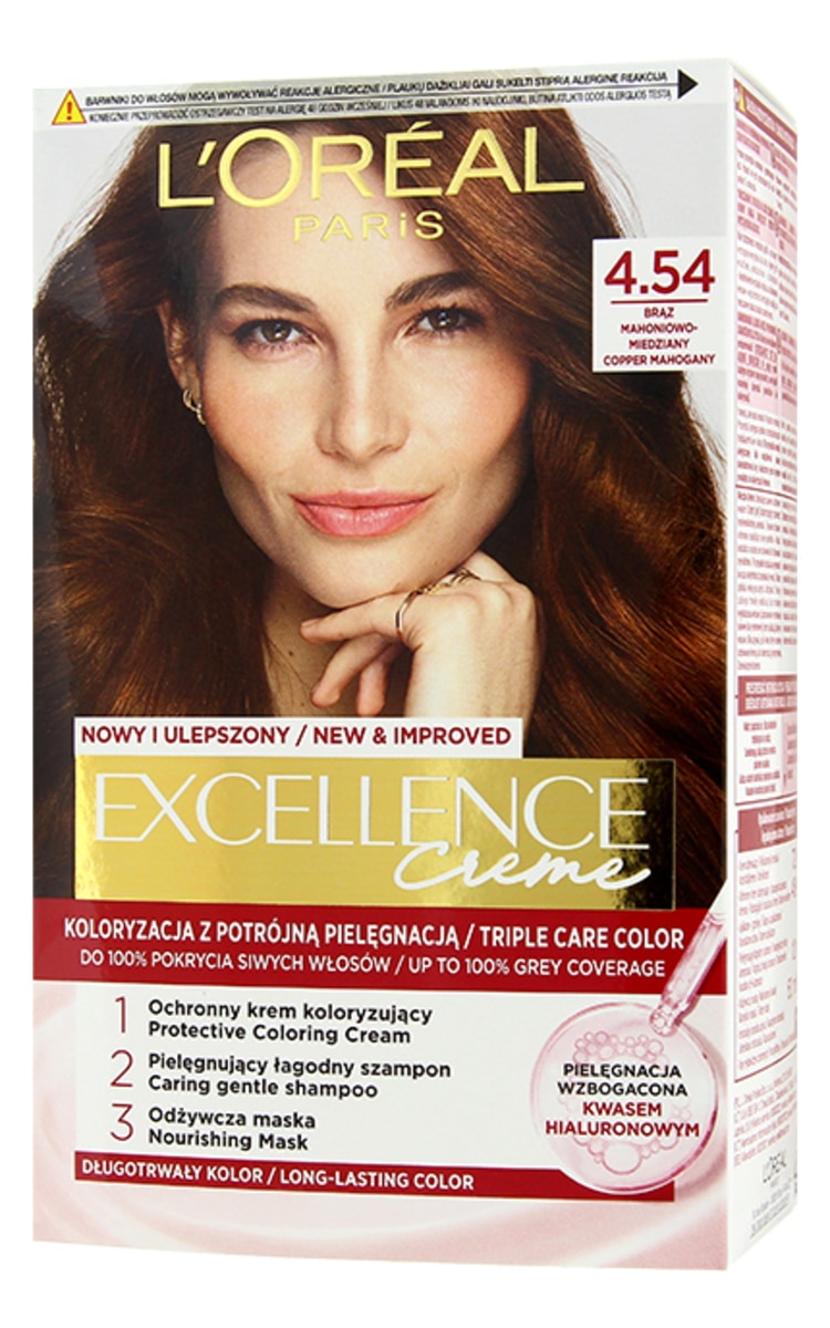 LOREAL EXCELLENCE EXCELLENCE Creme краска для волос 4.54 1 шт