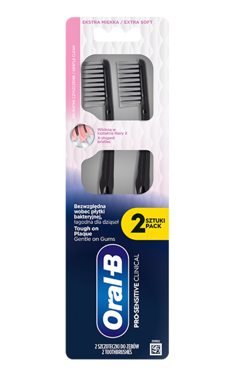 ORAL B ORAL-B Pro-Sensitive Clinical zobu birste, 2gab.