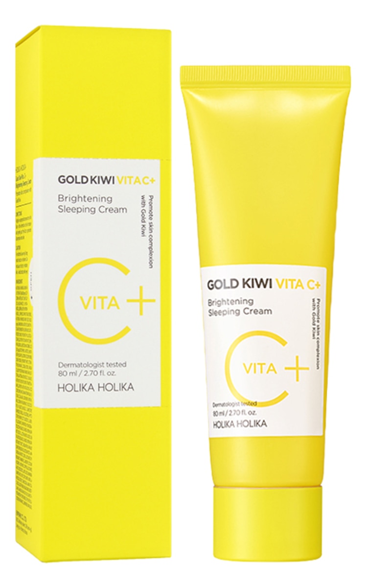 HOLIKA HOLIKA HOLIKA HOLIKA Gold Kiwi Vita C+ mitrinošs nakts krēms sejai, 80ml 80 ml