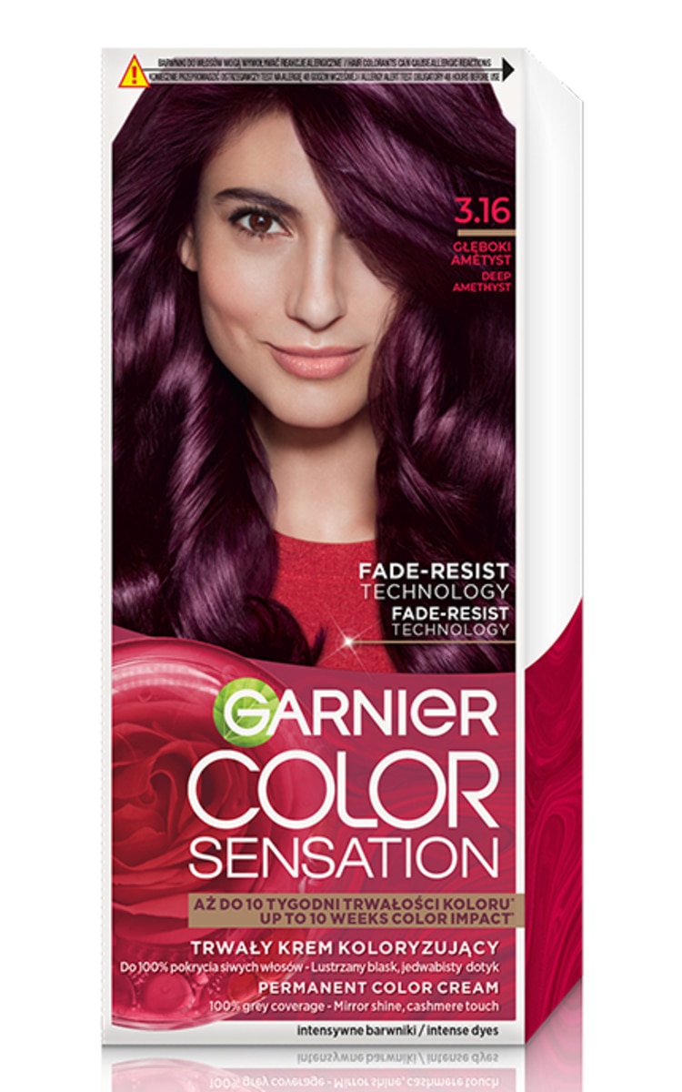 GARNIER SENSATION GARNIER COLOR SENSATION Краска для волос, 3.16 Deep Amethyst 1 шт