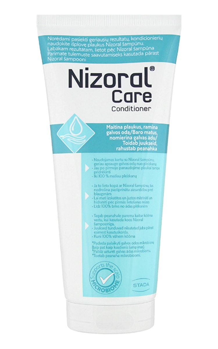 NIZORAL Care kondicionieris mitrinātiem matiem un līdzsvarotai galvas ādai, 200ml