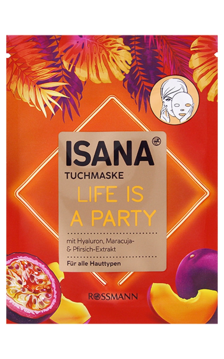 ISANA ISANA Life Is A Party маска для лица, 1шт.