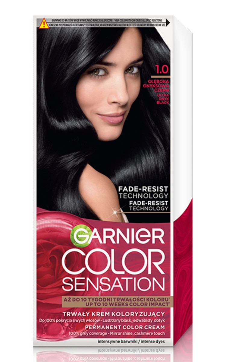 GARNIER SENSATION GARNIER COLOR SENSATION Краска для волос, 1.0 Ultra Onyx Black 1 шт