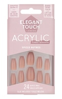 ELEGANT TOUCH Acrylic Colour Infusions комплект накладных ногтей, Spiced Nutmeg, 24шт.