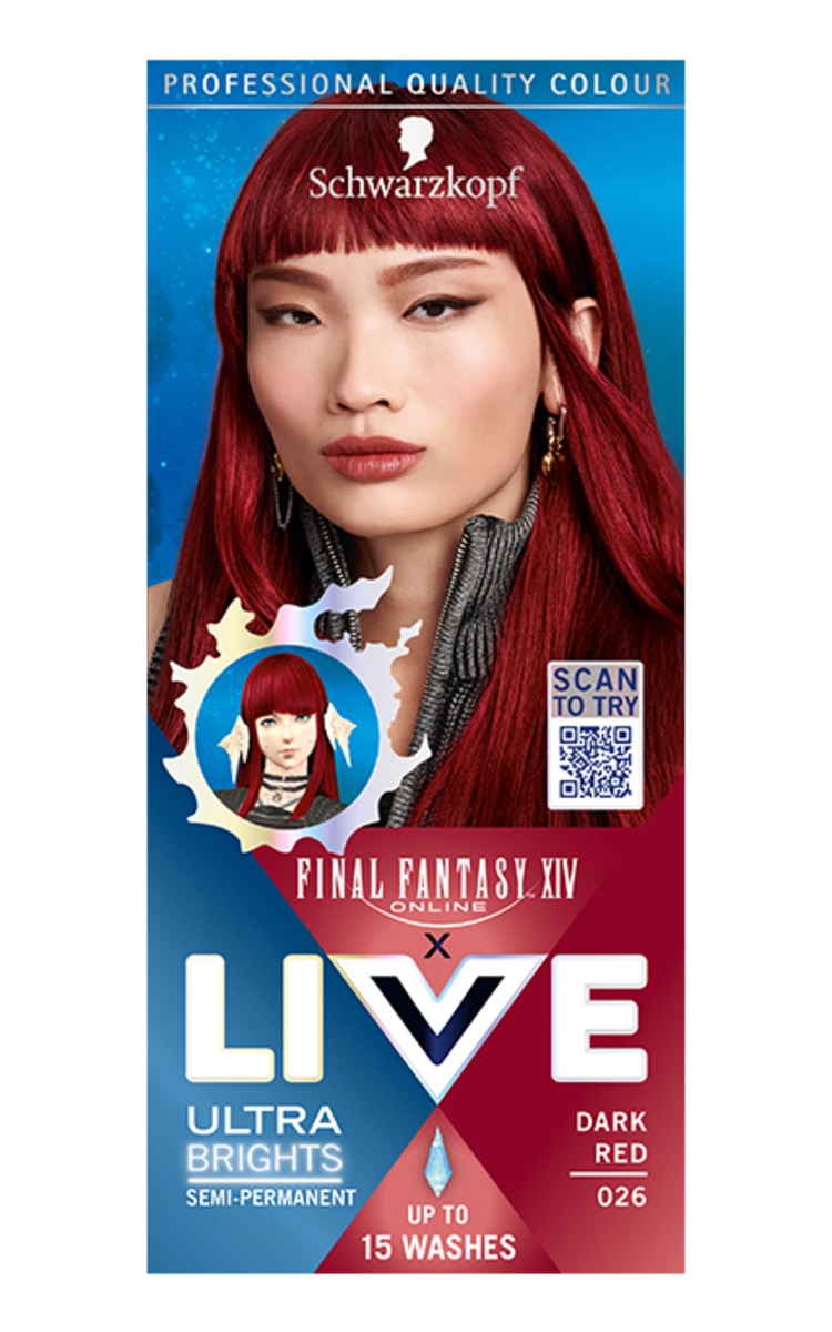 LIVE COLOR LIVE COLOR Matu krāsa, 026 Dark Red