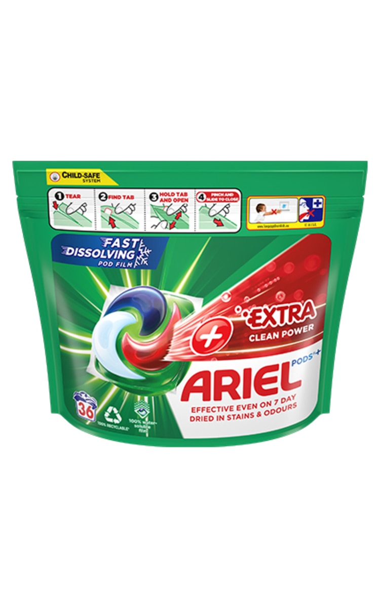 ARIEL ARIEL Extra Clean Power All in 1 капсулы для стирки белья, 36шт. 36 шт