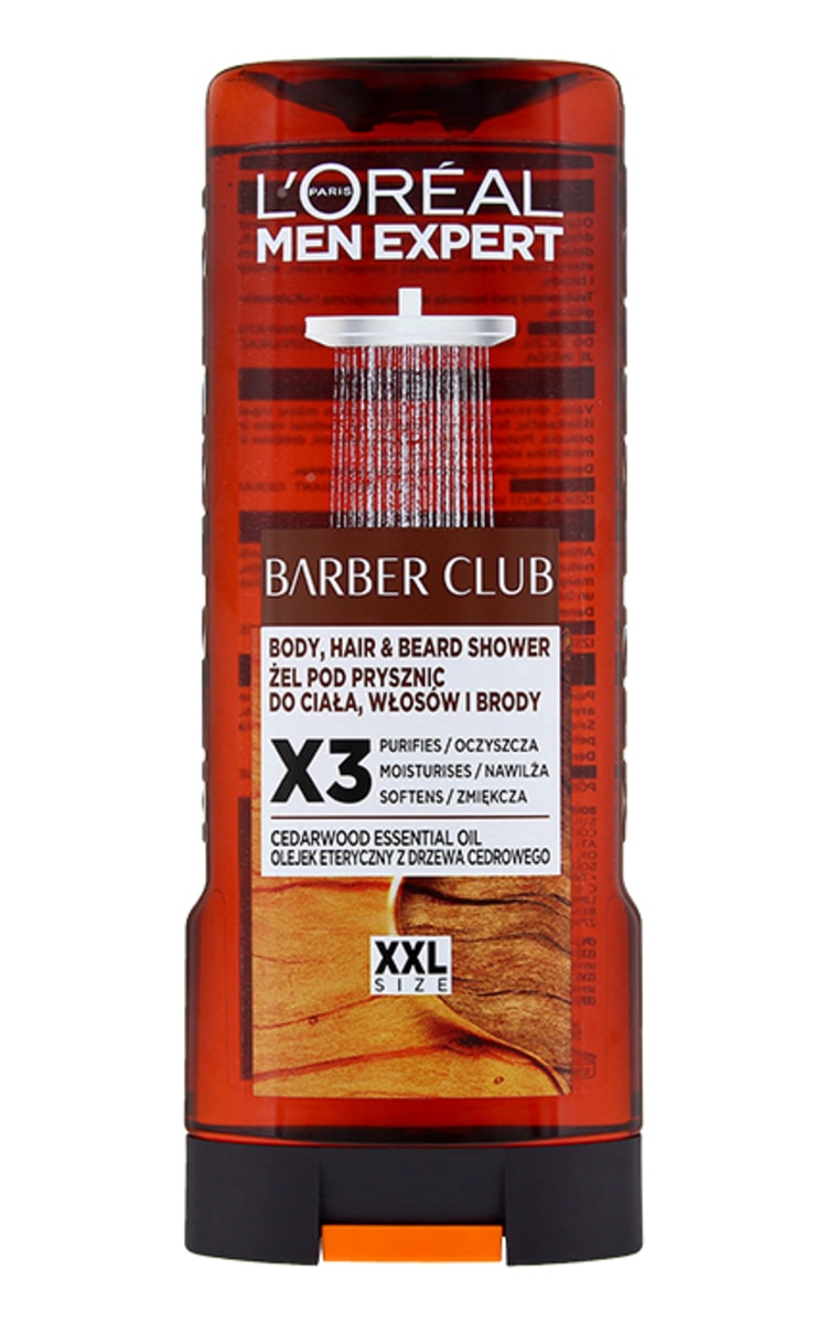 L`OREAL MEN EXPERT L`OREAL MEN EXPERT Barber Club dušas želeja, 400ml